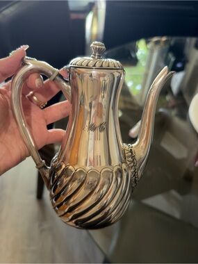 Antique Wilcox Silver Plate Tea Coffee pot